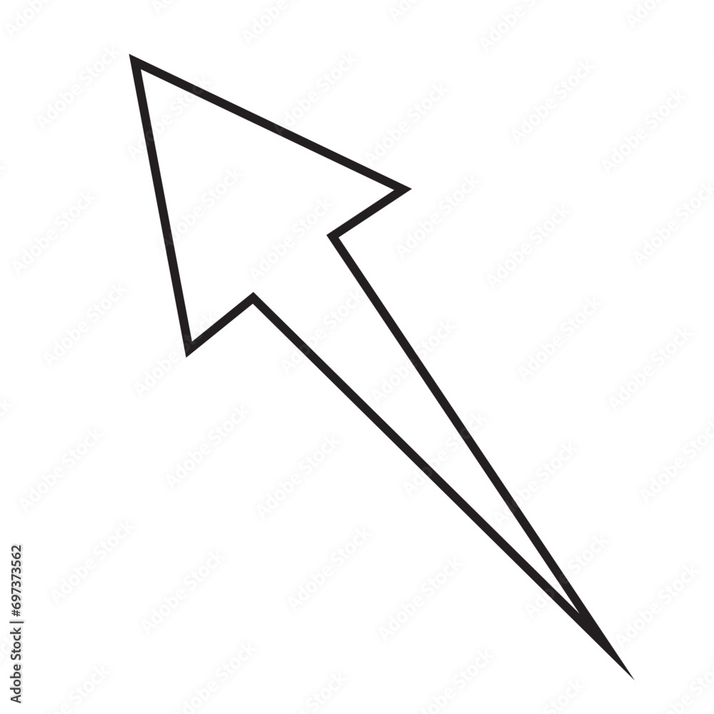 Curve Arrow vector outline Pointing Icons & Symbols. Editable Outline symbol illustration collection. Curve Arrow vector outline Pointing Icons & Symbols. Editable Outline symbol illustration collection.