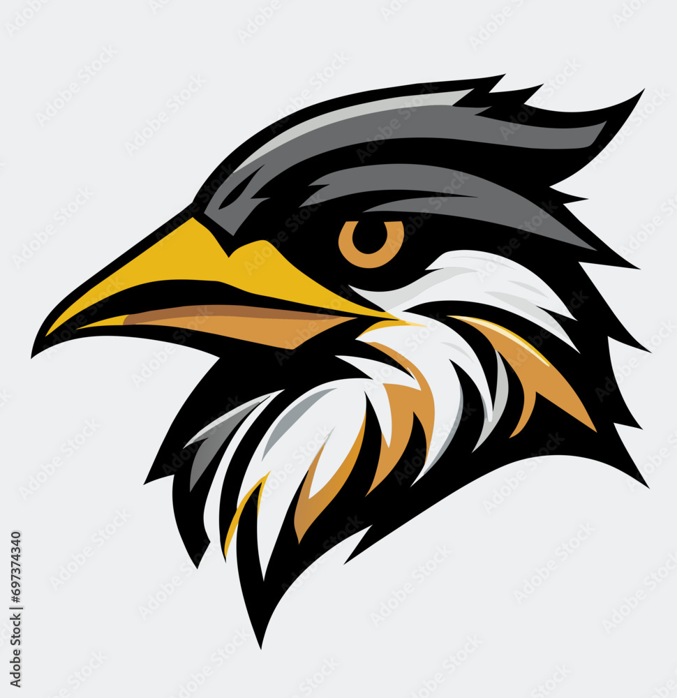 Fototapeta premium Bird Head Logo Design Vector