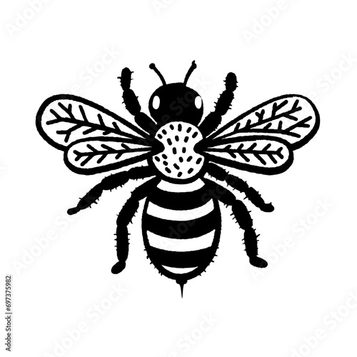 svg poison bugs doodle element set