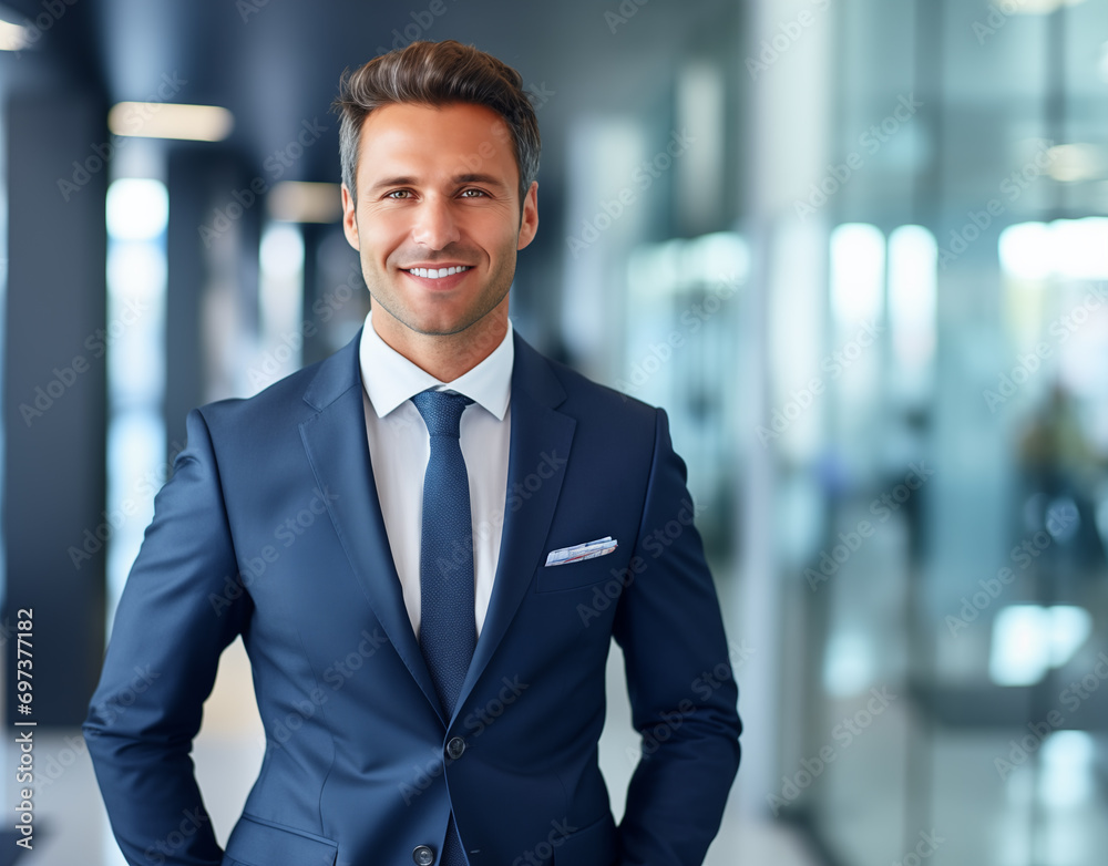 Portrait of a smiling businessman Portrait of a smiling businessman