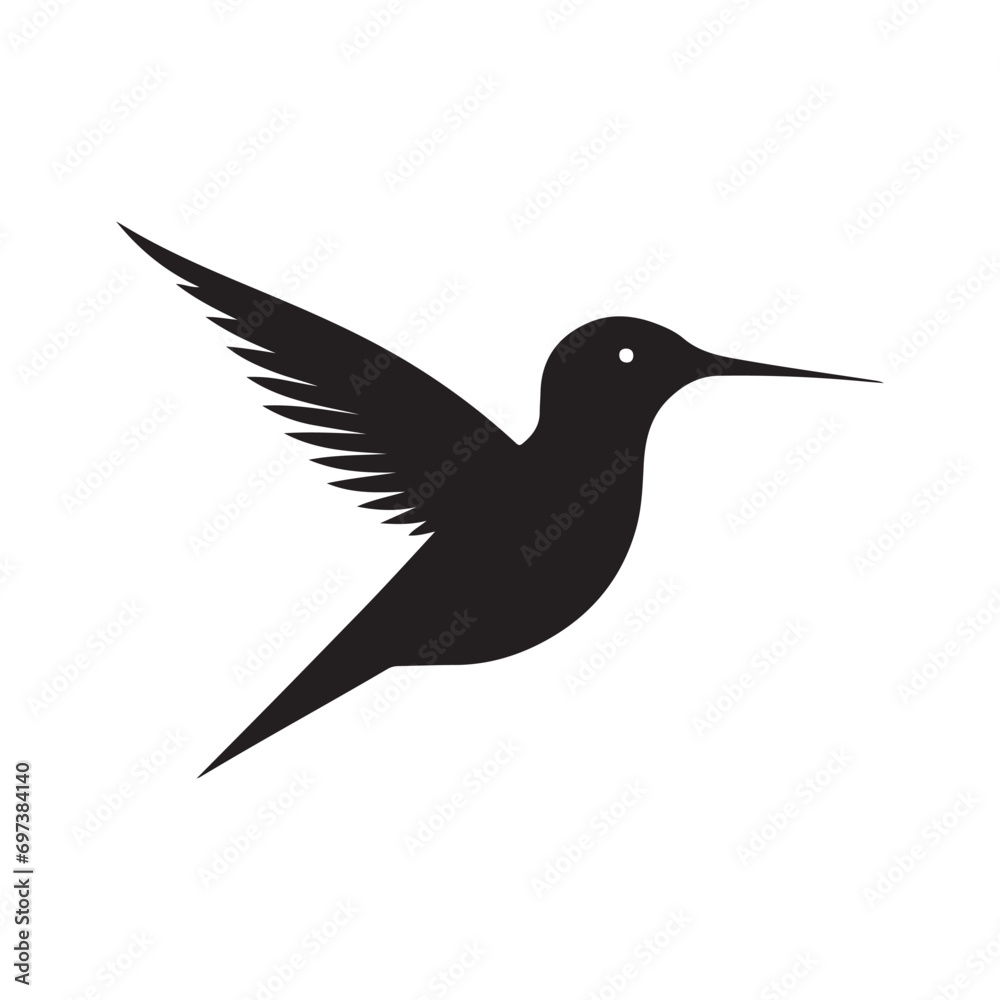 illustration of a flying bird