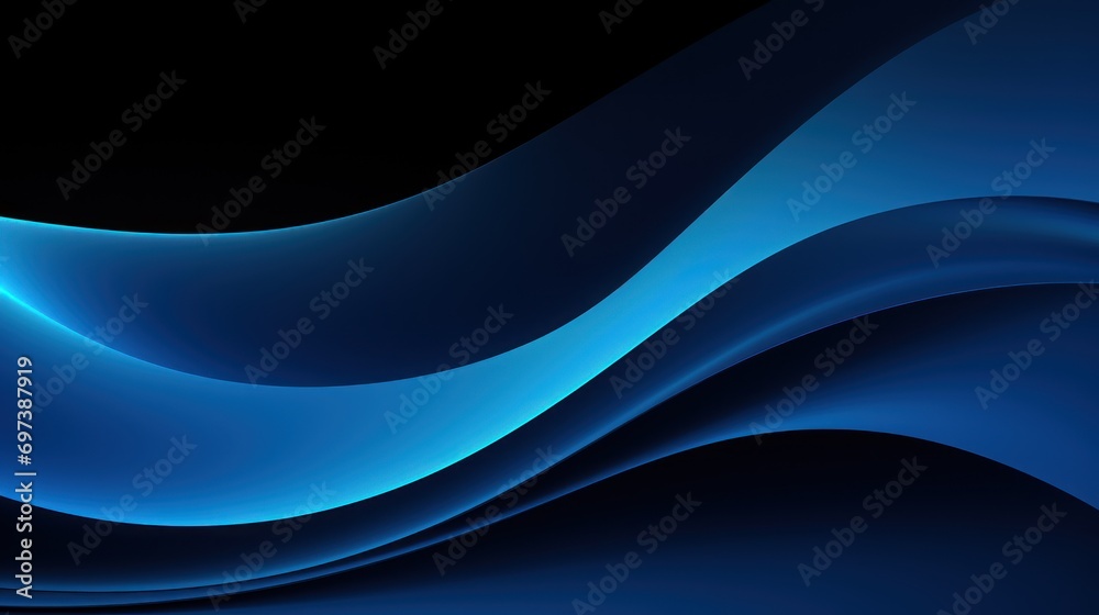a black background with a blue wave on the left and a black background with a blue wave on the right. a black background with a blue wave on the left and a black background with a blue wave on the right.