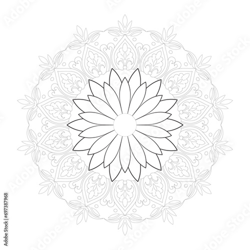 Vector Mandala Coloring Pages   Books