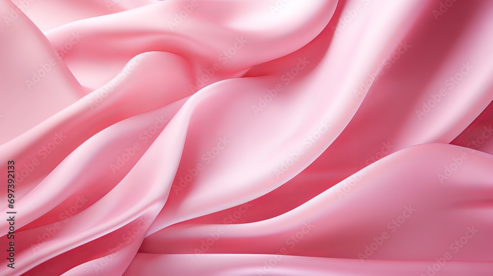 The texture of pink fabric is influenced by movement. The texture of pink fabric is influenced by movement.