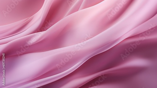The texture of pink fabric is influenced by movement.