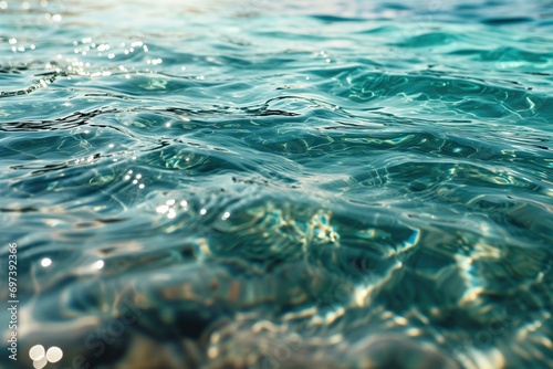 Crystal Clear Ocean Water Texture