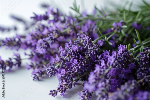 A bunch of purple flowers sitting on top of a table. Perfect for adding a touch of color to any space