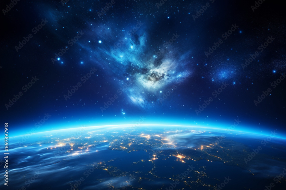 Fototapeta premium blue planet earth