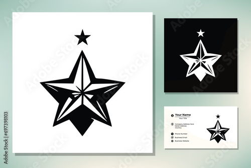 Septa Gram Seven Pointed Star logo design