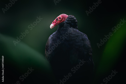 Turkey Vulture bird (Cathartes aura) photo