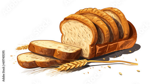 Fényképezés Bread illustration