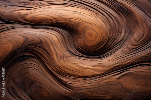 Close up of old wood with curves