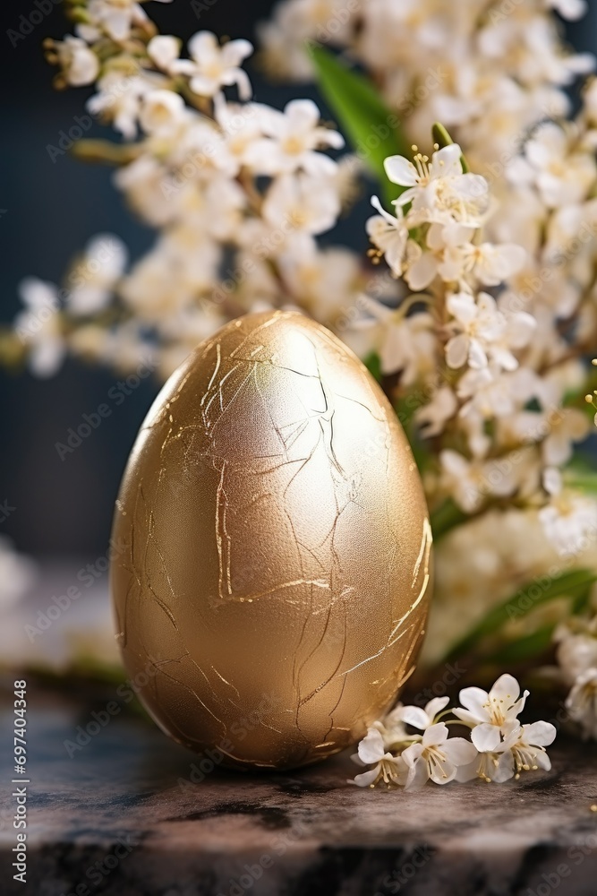 Fototapeta premium golden easter egg