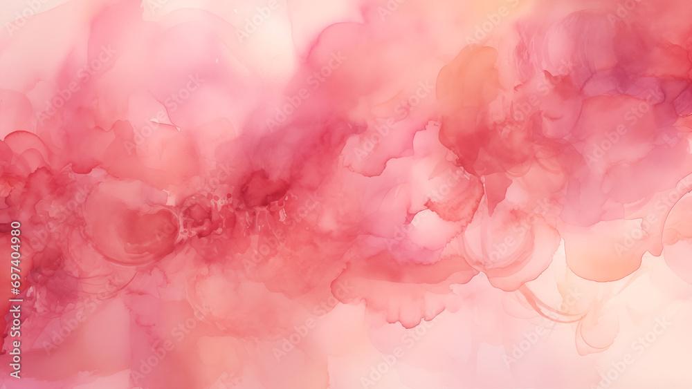 Warm Pink Gradient Background with Watercolor Effect Warm Pink Gradient Background with Watercolor Effect