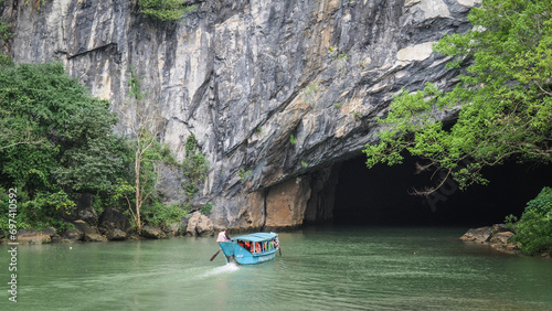 The landscape of Phong Nha Region in Northern Vietnam