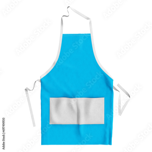 This Realistic Apron Mockup In Peacock Blue Color, will give a perfect scene to make your designs products more life..