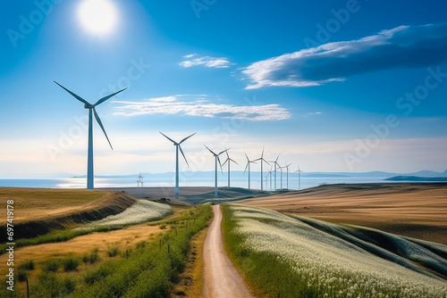 Swept by the Breeze: Panoramic Wind Power Panorama