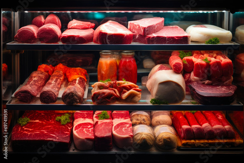 Fresh Variety: Meat Display Delight