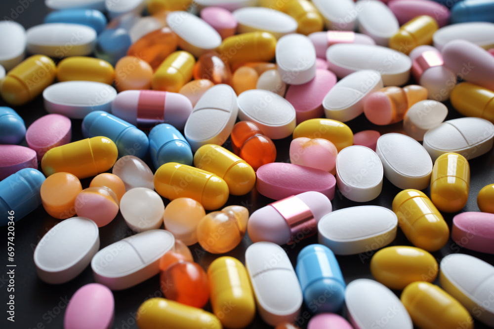colorful pills background colorful pills background