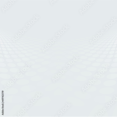 Soft and smooth white and grey halftone background, banner design.