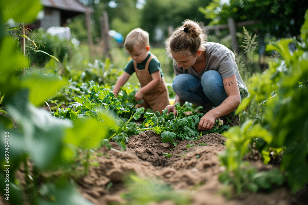 custom made wallpaper toronto digitalTending to a garden as a family, leaving room for a note about nurturing growth