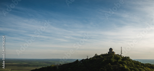 Medieval hilltop fortress above the town of Vršac in Vojvodina, Serbia © Branimir