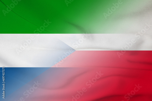 Sierra Leone and Czech Republic official flag international relations CZE SLE