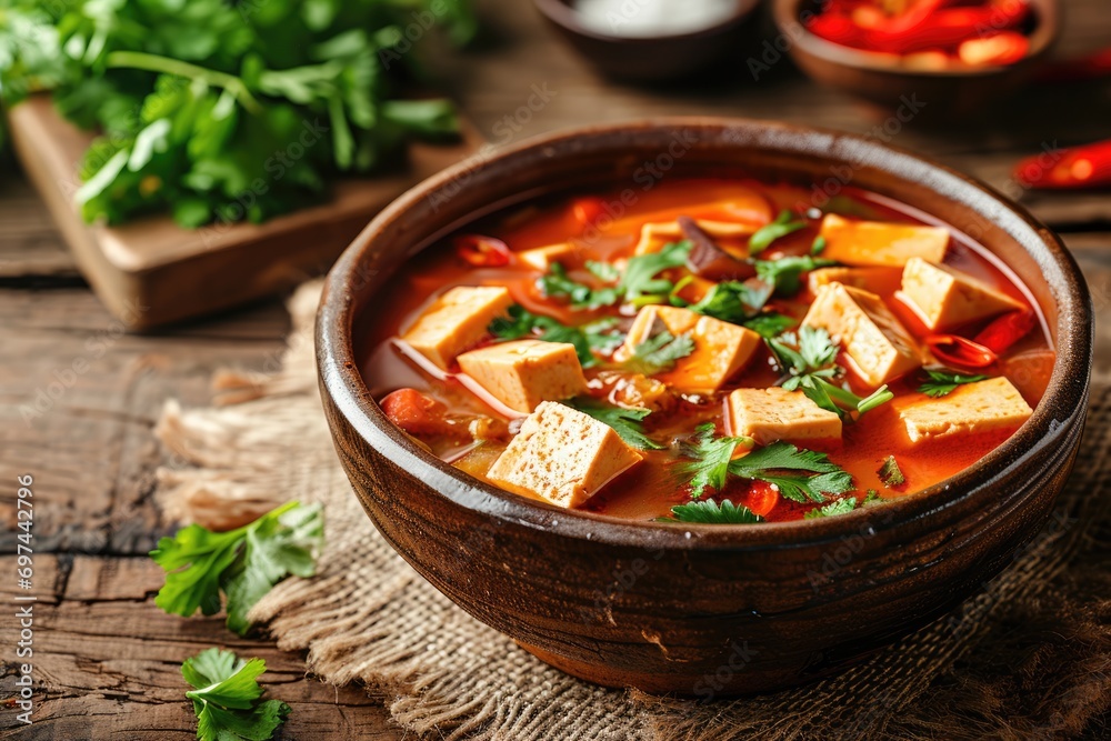 Savor the Spices Dive into the Richness of Sundubu Jjigae, a