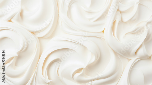 vanilla frosting swirling background photo