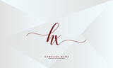 HX, XH, H, X Abstract Letters Logo Monogram