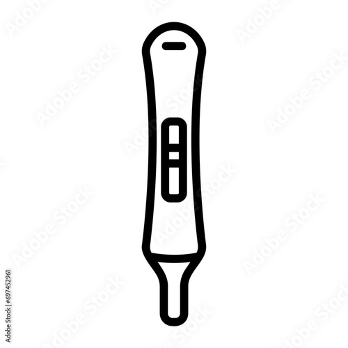 pregnant test outline icon
