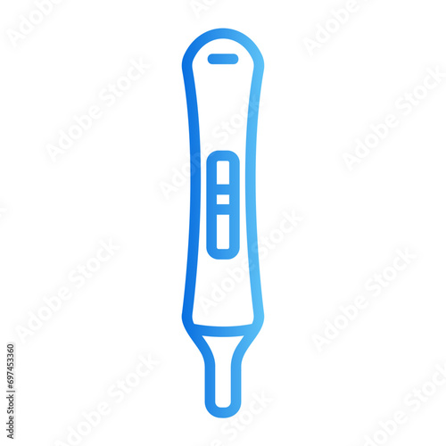 pregnant test gradient icon