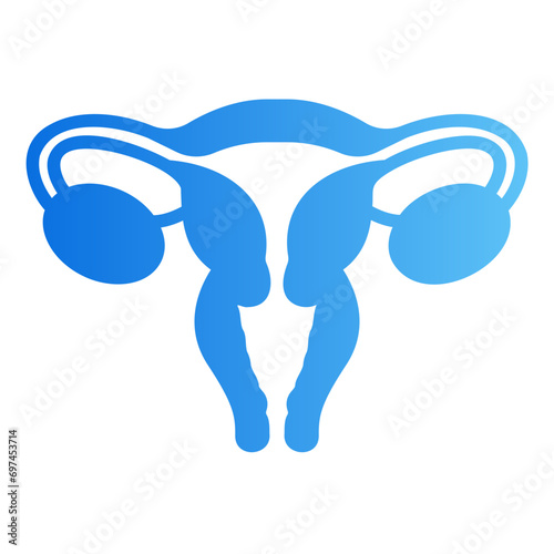 uterus gradient icon