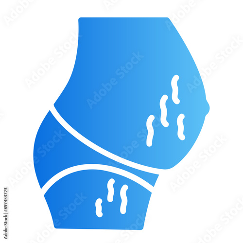stretch marks gradient icon