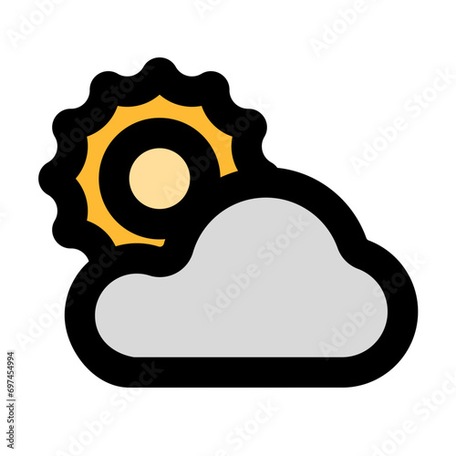 clouds and sun