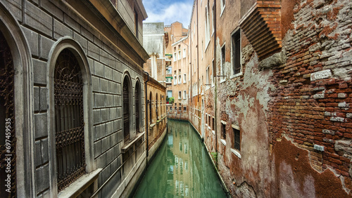 Tableau sur toile holidays, colorful, canal grande, heritage, sightseeing, rialto bridge, evening,