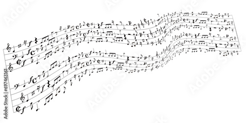 音符　楽譜　音楽　アイコン