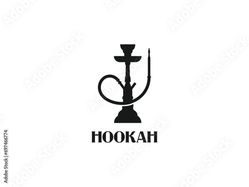 hookah logo vector icon illustration, logo template