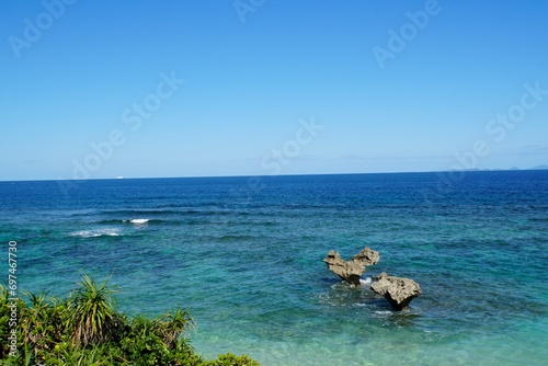 Turquoise Sea and Heart Rock, Kouri Island - Okinawa