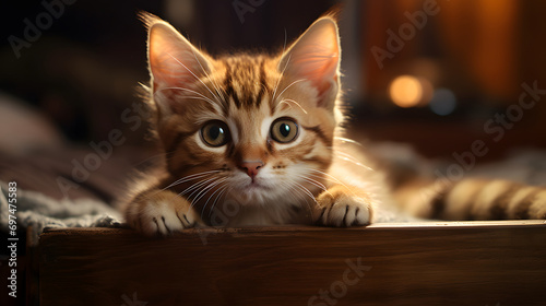 Cute little kitten, ai generated © Milan