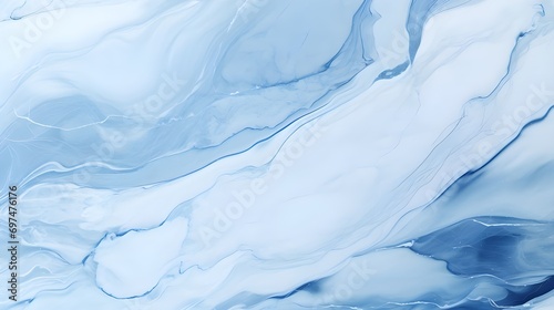 Background With A Blue Pastel Marble Texture, Marble, Marble Background.AI Generative 
