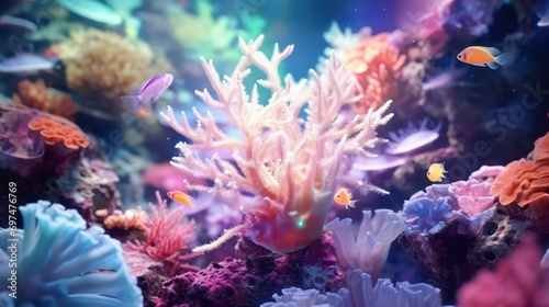 Colorful Coral Reef © Left