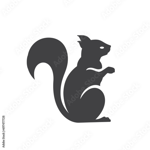 Vector of squirrel design on white background.