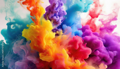 abstract colorful background (smoke)