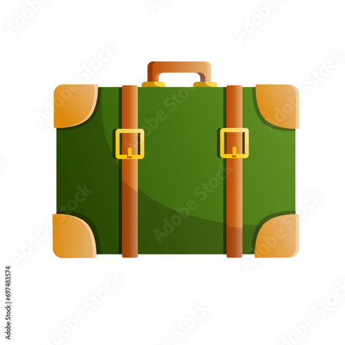 Suitcase travel vector icon isolated on white background. Baggage vacation. Travel luggage. Traveler packing. time to travel concept