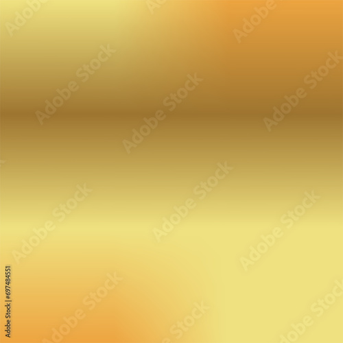 Gradient mesh abstract background. Blurred backdrop with simple muffled colors. Semi normal gold brown glitter dark light standart.