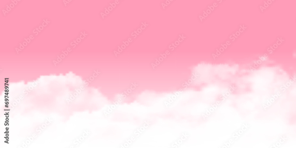 春　空　雲　風景　背景