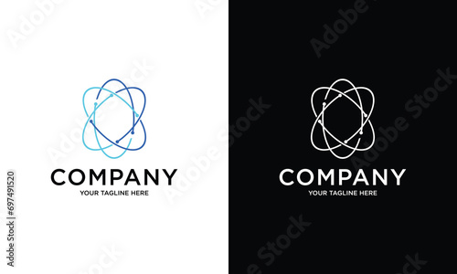 It’s a clean and professional logo template suitable for any business or personal identity related to Networking, Communication, Global it solutions.