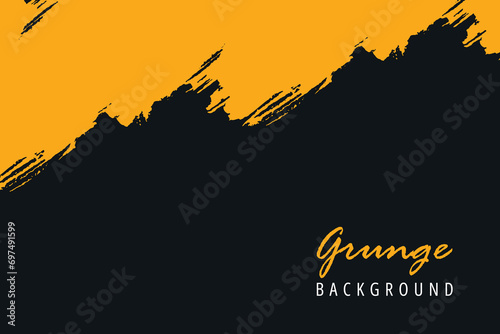 Black and orange abstract grunge background.