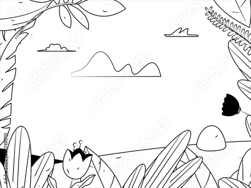 24 solar terms: Beginning of spring, rain, awakening of insects, spring breeze, Qingming Festival, Grain Rain, flat character vector concept operation hand-drawn illustration
